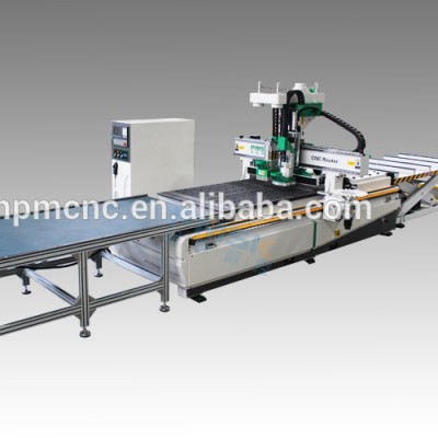 Auto feed cnc nesting machine with 9KW atc spindle Italy drilling head  CA48-F